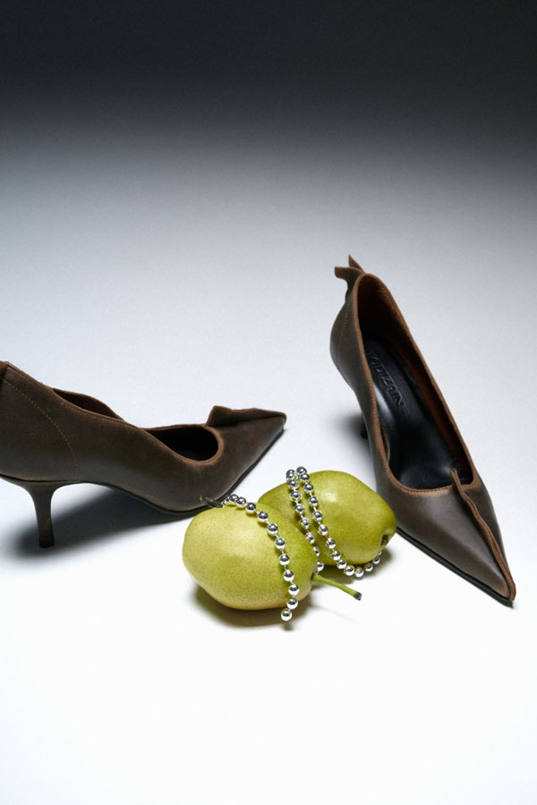 ТУФЛИ ИЗ ВИНТАЖНОЙ КОЖИ БЕЗ БАНТА, ЦВЕТ КОРИЧНЕВЫЙ, КАБЛУК 7 СМ ТУФЛИ ИЗ ВИНТАЖНОЙ КОЖИ БЕЗ БАНТА, ЦВЕТ КОРИЧНЕВЫЙ, КАБЛУК 7 СМ