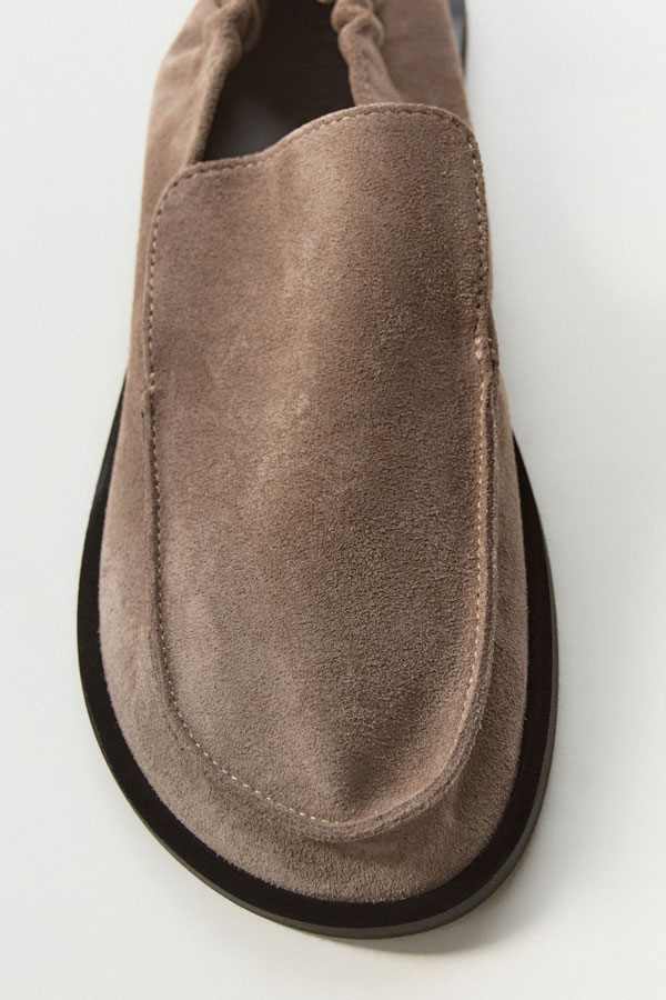 ЛОФЕРЫ ЖЕНСКИЕ ИЗ ЗАМШИ, ЦВЕТ СЕРО-КОРИЧНЕВЫЙ ЛОФЕРЫ ЖЕНСКИЕ ИЗ ЗАМШИ, ЦВЕТ СЕРО-КОРИЧНЕВЫЙ